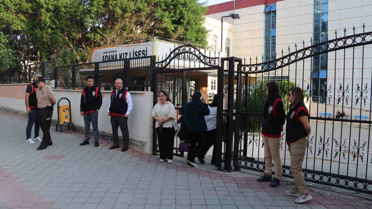 Adana’da bin 104 okulda güvenlik denetimi gerçekleştirildi
