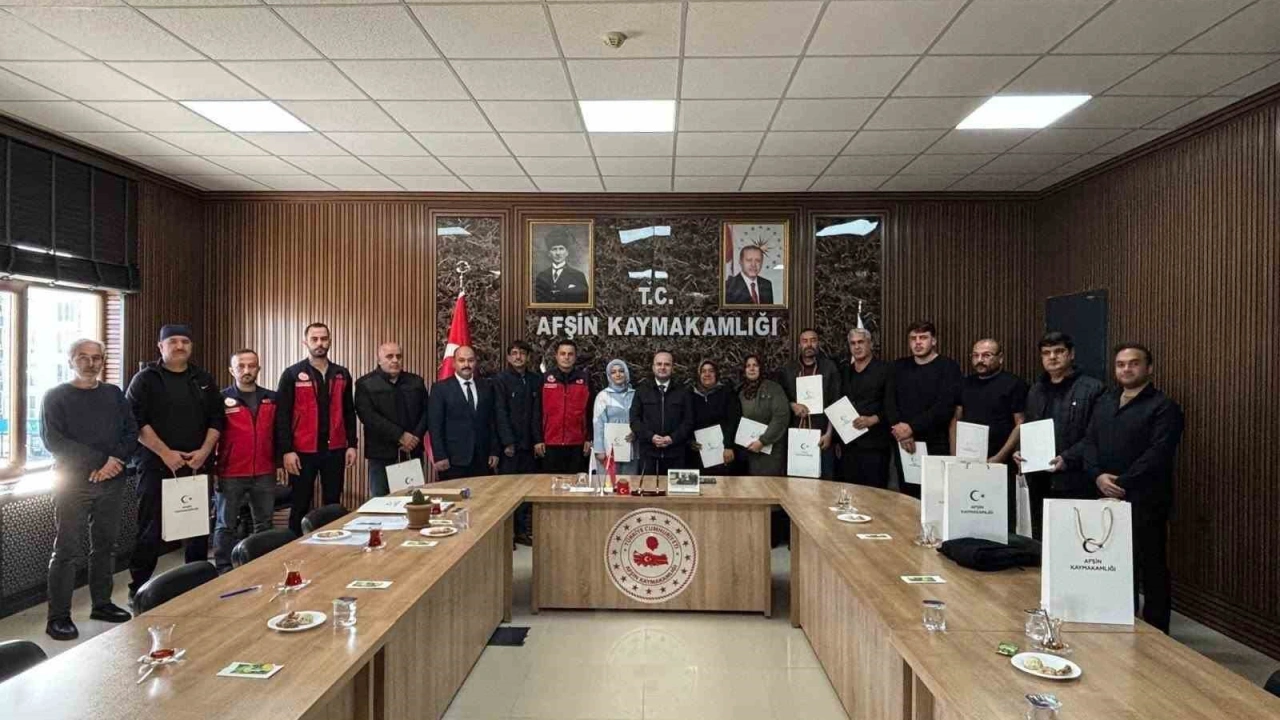 Afşin’de modern sulama eğitimi tamamlandı