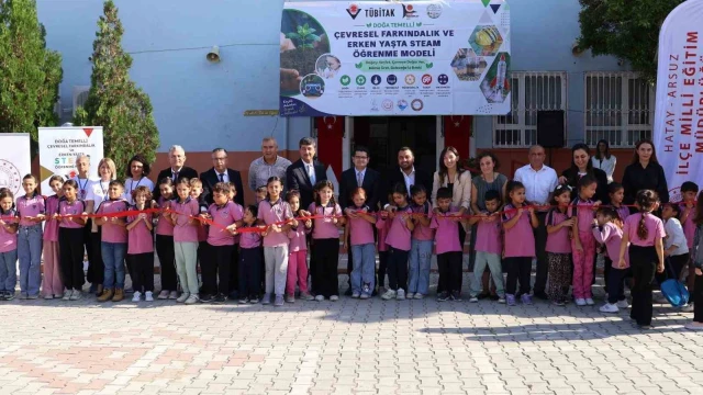 Arsuz’da TÜBİTAK projesiyle çocuklarda çevre ve STEM farkındalığı hedefleniyor