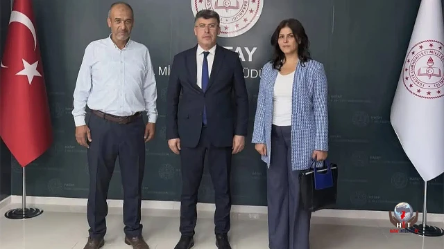 AYLA NACİ UYAR AL'DEN İL MİLLÎ EĞİTİM MÜDÜRÜNE ZİYARET