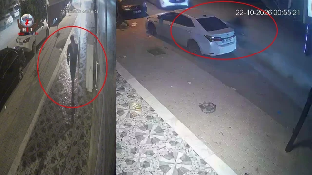 Çalıntı motosikletle polisten kaçan şahıs, metrelerce havaya uçtuktan sonra yaya olarak kaçışını sürdürdü — Fotoğraf 1