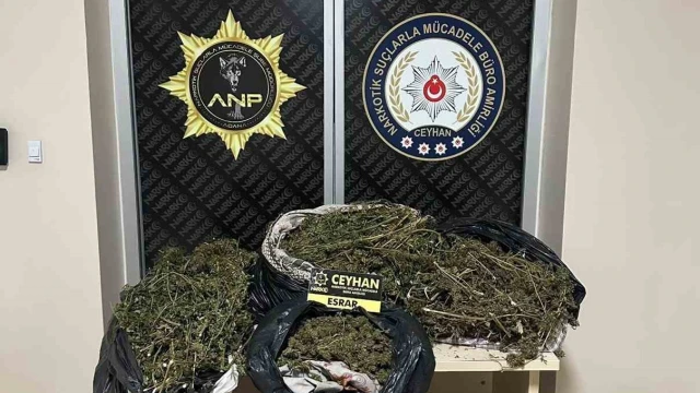Ceyhan’da uyuşturucu operasyonu: 8 kilo 562 gram esrar ele geçirildi