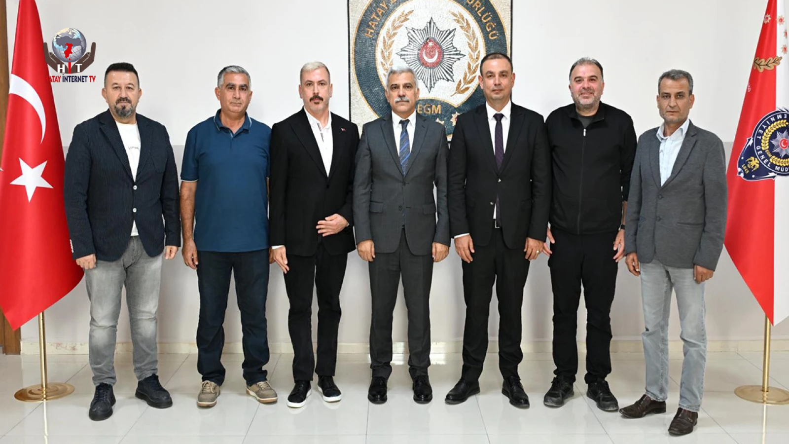 HBC’DEN EMNİYET MÜDÜRÜ NİHAT ÖZEN’E HAYIRLI OLSUN ZİYARETİ