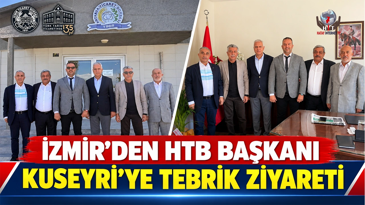 İZMİR’DEN HTB BAŞKANI KUSEYRİ’YE TEBRİK ZİYARETİ