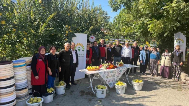 Kahramanmaraş’ta ayva üreticilerine hasat desteği