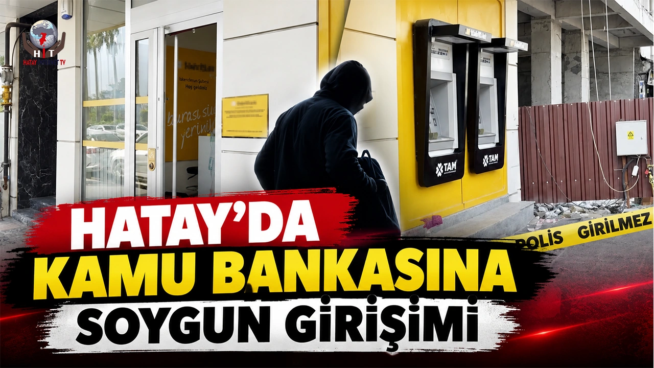 Kamu bankasına soygun girişimi: Hırsız gece saatlerinde camı kırıp bankaya girdi