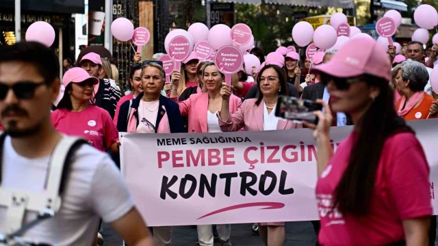 Meme kanserine karşı farkındalık yürüyüşü