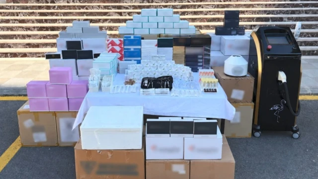 Mersin’de 10 milyonluk kaçak dolgu ve estetik malzemesi operasyonu: 2 gözaltı