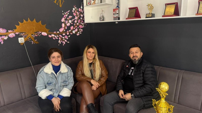 GAZETECİ ALİ CEREN’DEN “HATAY’IN GÜNEŞ’İNE” ZİYARET