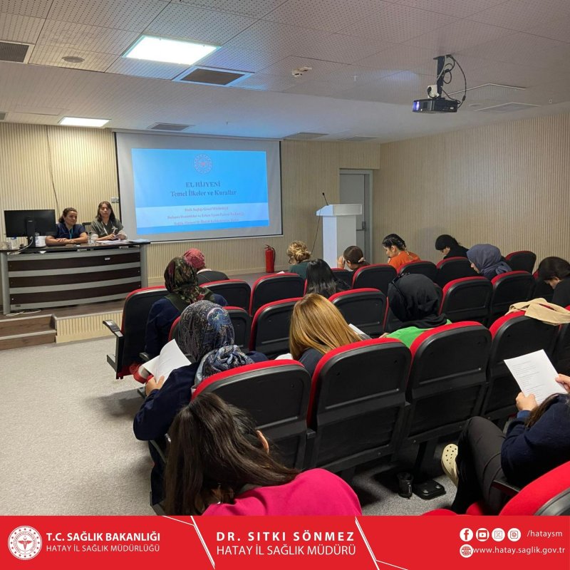 Dörtyol Devlet Hastanesi’nden El Hijyeni Gözlemci Eğitimi 