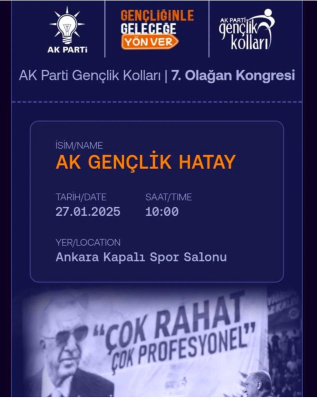 HATAY AK GENÇLİK ANKARA’YA AKIN EDİYOR