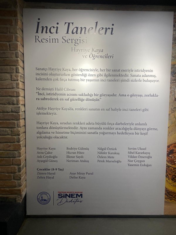 İNCİ TANELERİ SERGİSİ ZİYARETE AÇILDI