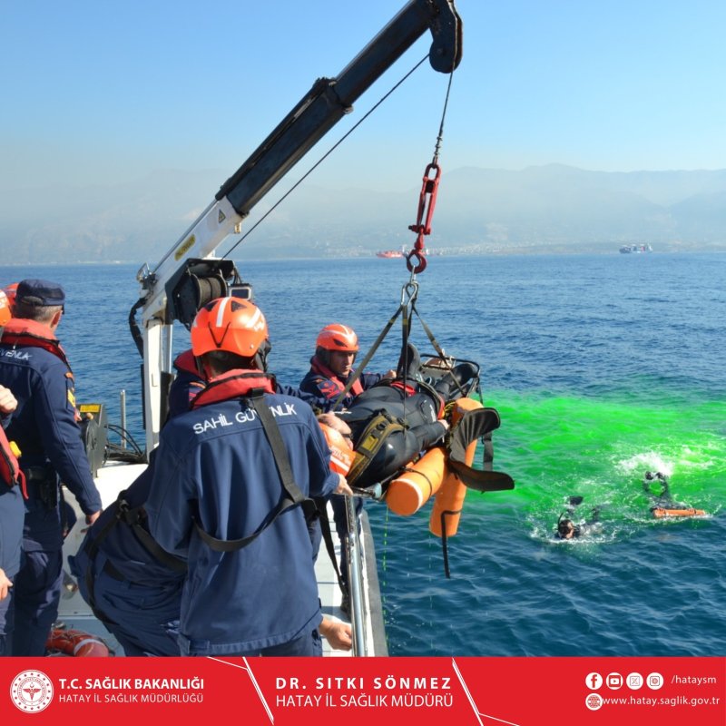 İL SAĞLIK MÜDÜRLÜĞÜ ORTAK TATBİKATA KATILDI