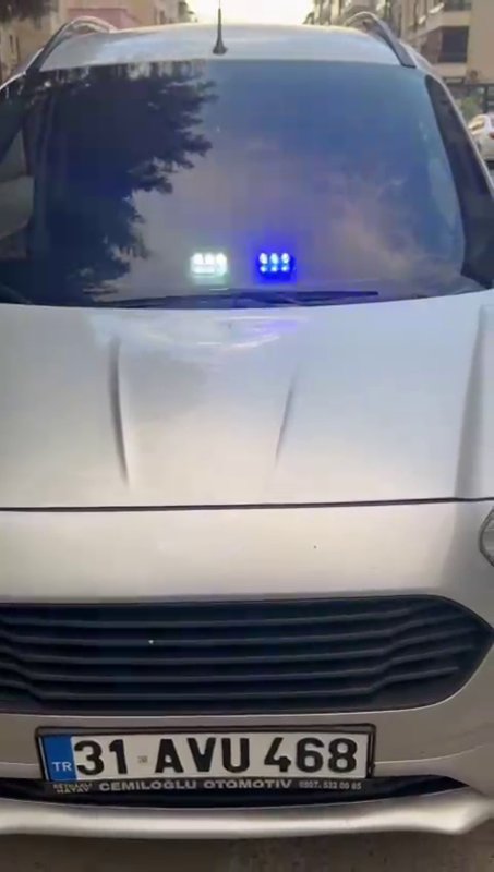  Aracına çakar takan sürücüye 280 bin TL ceza