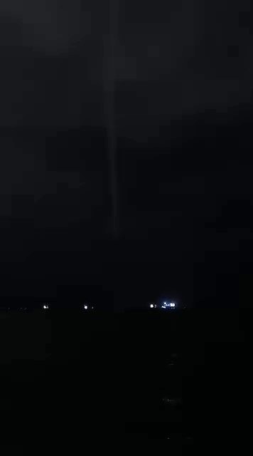 Akdeniz'de oluşan hortum görüntülendi