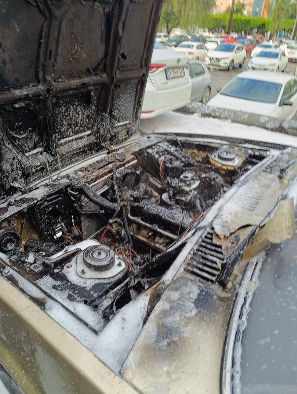 Dörtyol’da TOFAŞ alevlere teslim oldu