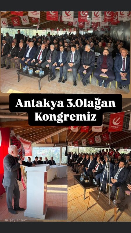 YRP ANTAKYA’DA TANRICI’YA TAM DESTEK