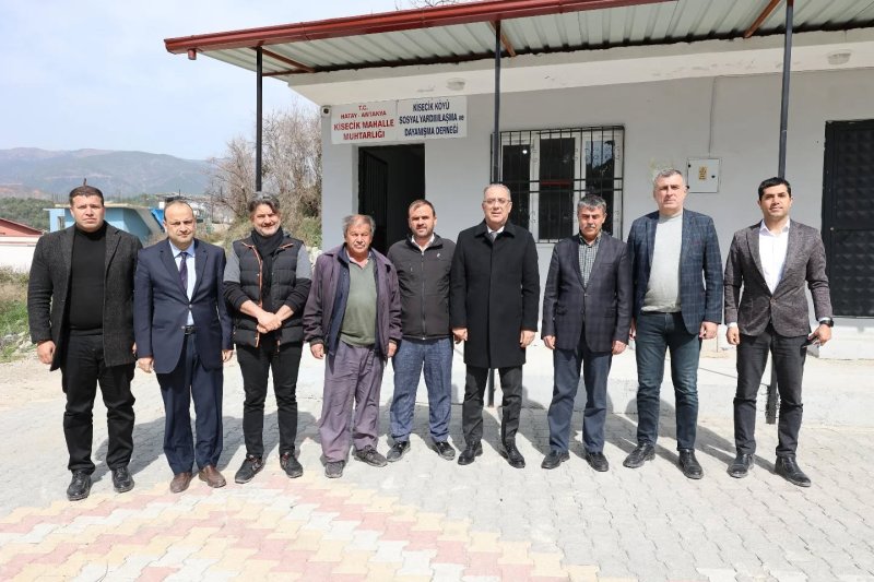 BAŞKAN YAPAR, KİSECİK MAHALLESİ'NDE İNCELEMELERDE BULUNDU