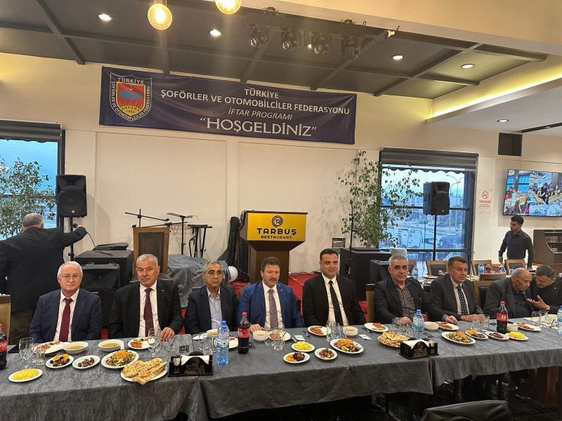 TŞOF HATAYLI ŞOFÖR ESNAFLARINA İFTAR VERDİ