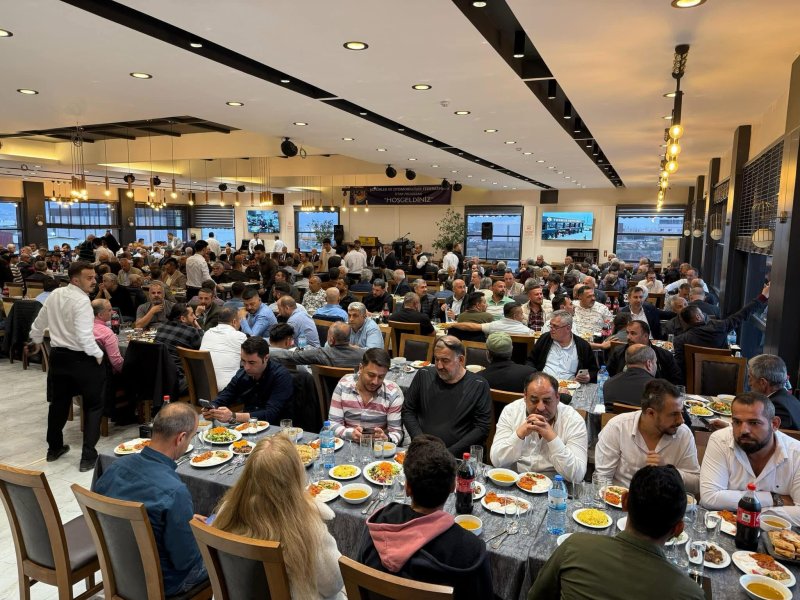 TŞOF HATAYLI ŞOFÖR ESNAFLARINA İFTAR VERDİ