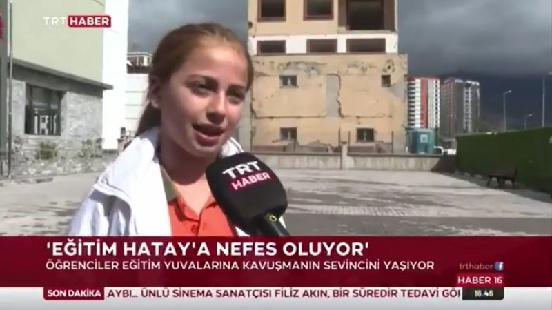 EĞİTİM HATAY’A NEFES OLUYOR 