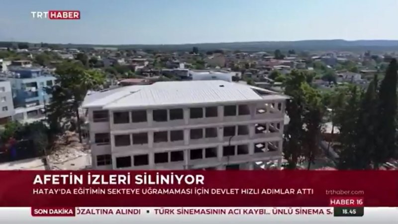 EĞİTİM HATAY’A NEFES OLUYOR 