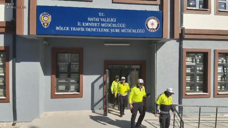 Hatay’da emniyetten dron destekli trafik denetimi 