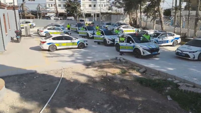 Hatay’da emniyetten dron destekli trafik denetimi 