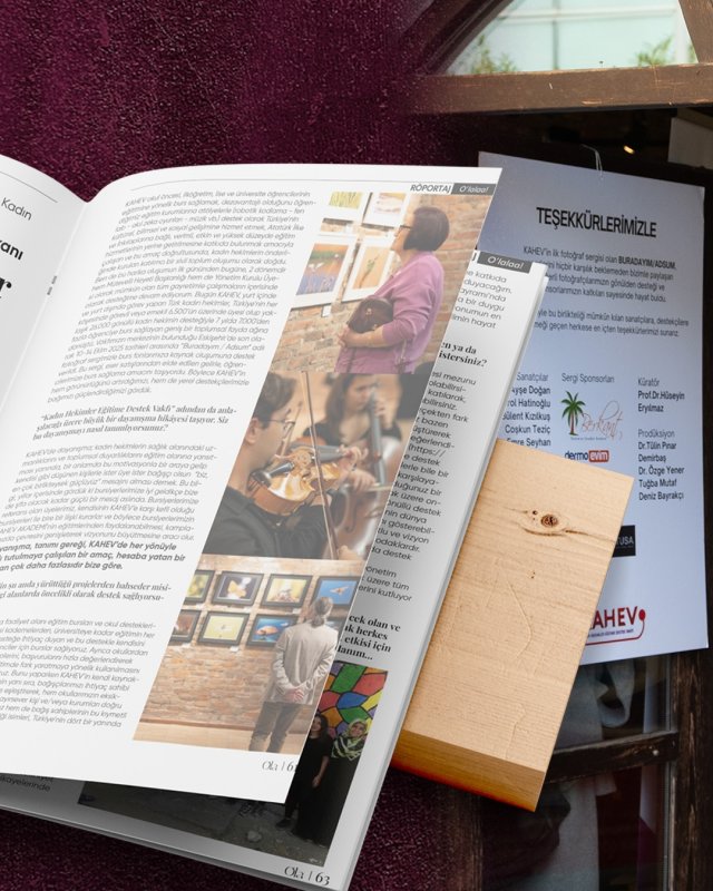 DEMİRBAŞI KAHEV’İ OLA Dergisi’NDE ANLATTI “BİRLİKTE GÜÇLÜYÜZ”