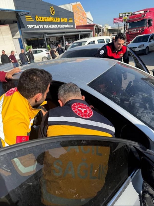 Antakya’da trafik kazası: 1 yaralı