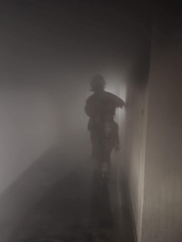 Defne'de apartman dairesinden alevler yükseldi