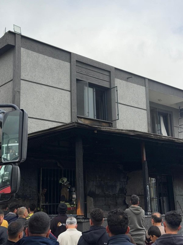 Antakya'da ev yangını