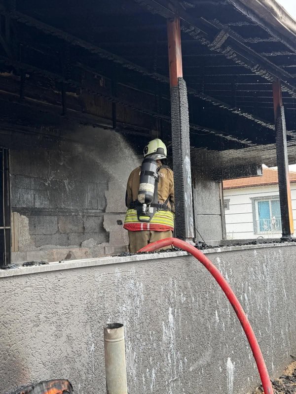 Antakya'da ev yangını