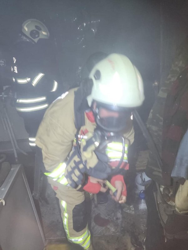 Kırıkhan'da ev yangını