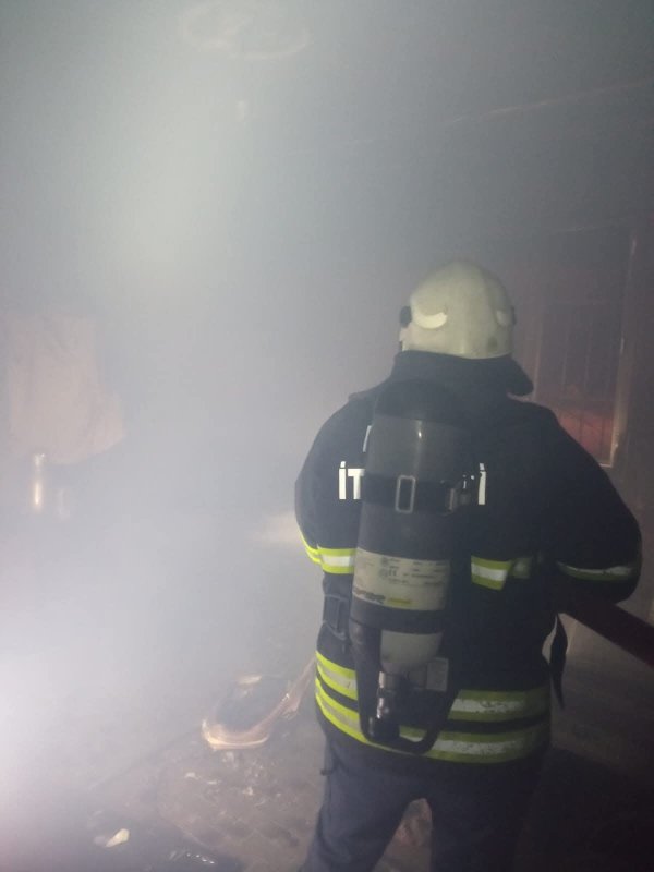  Hassa'da ev yangını