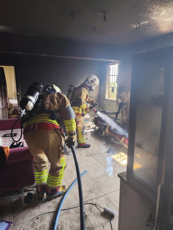 Antakya'da ev yangını