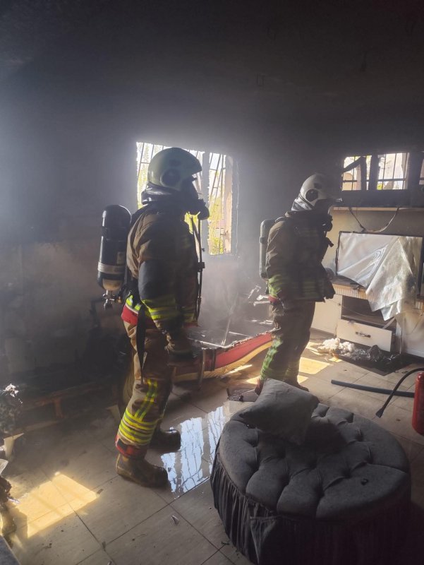 Antakya'da ev yangını