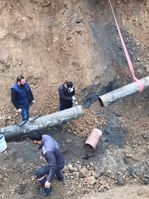 Payas’ta içme suyu hattı hızla onarıldı