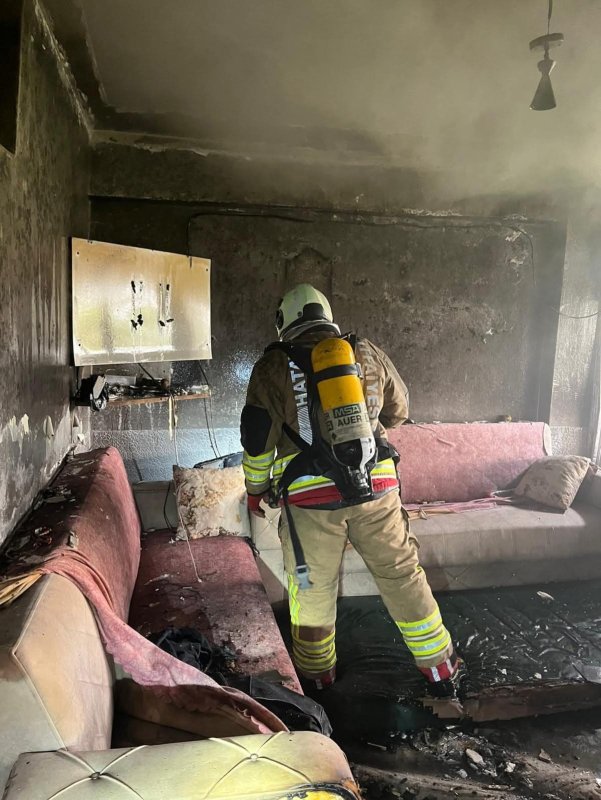 Samadağ'da ev yangını