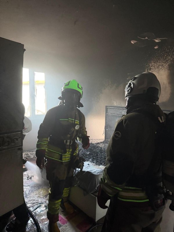 Antakya'da ev yangını