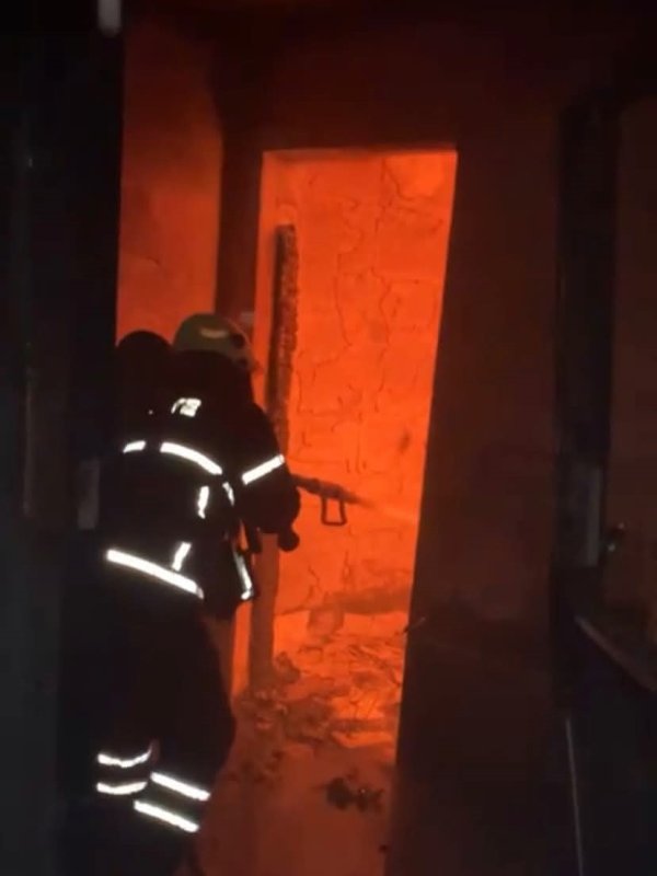 Reyhanlı'da ev yangını