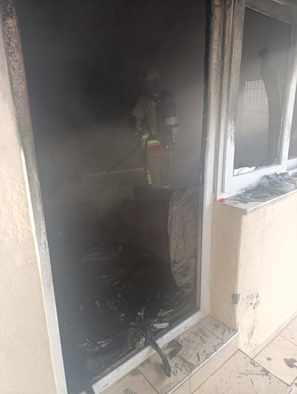 Reyhanlı’da yanan ev kullanılmaz hale geldi