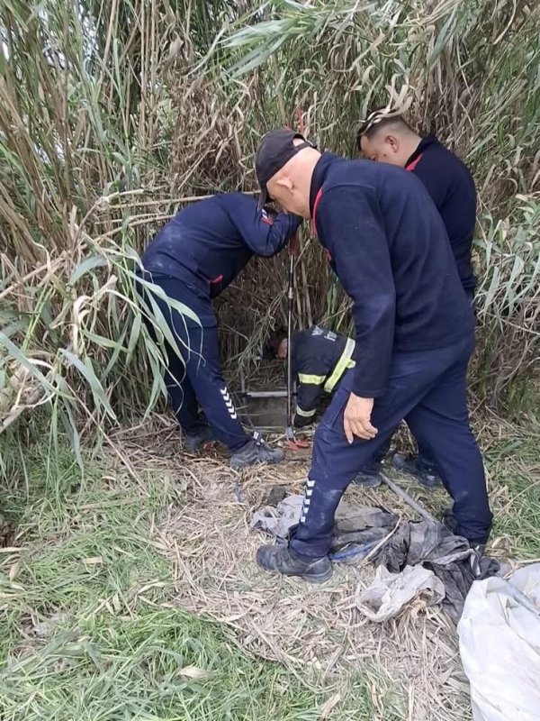 Antakya'da kuyuya düşen köpeği itfaiye kurtardı