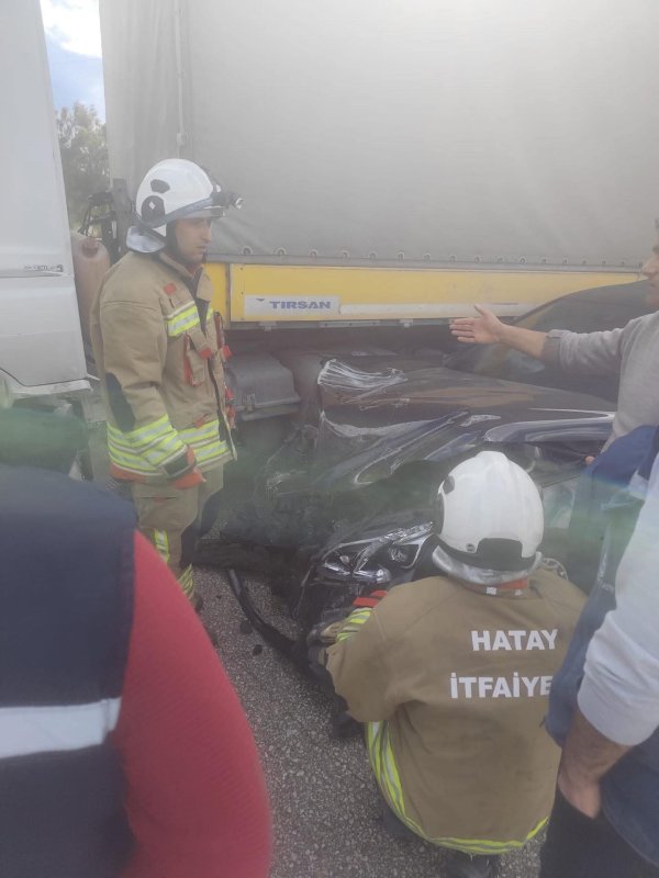 Kırıkhan'da trafik kazası: 1 yaralı