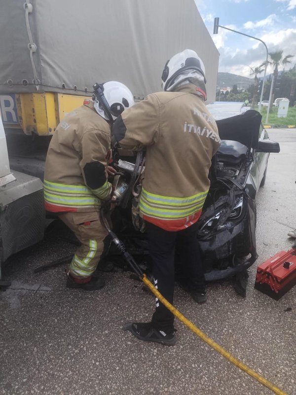 Kırıkhan'da trafik kazası: 1 yaralı