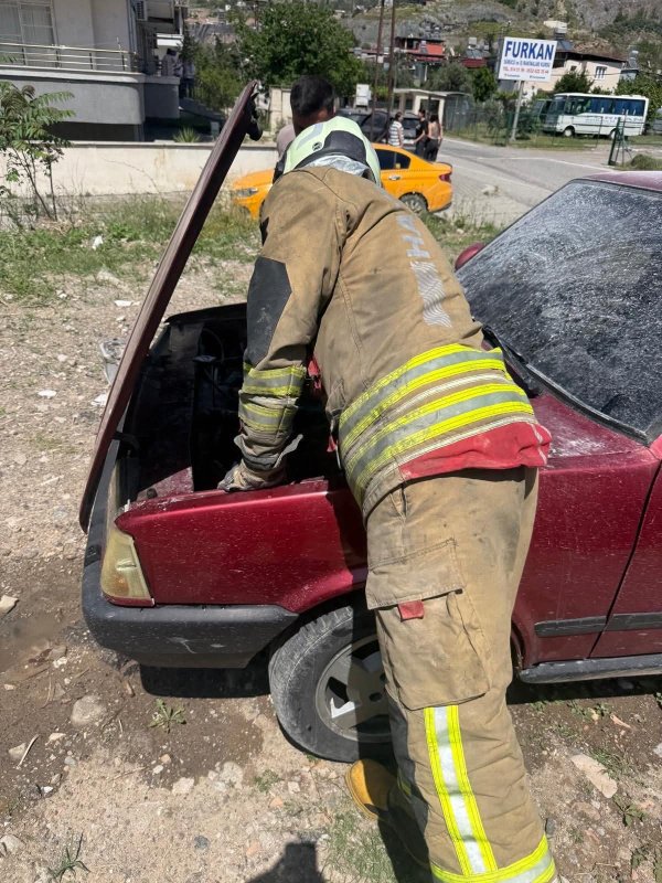 TOFAŞ'ın motoru alevlere teslim oldu