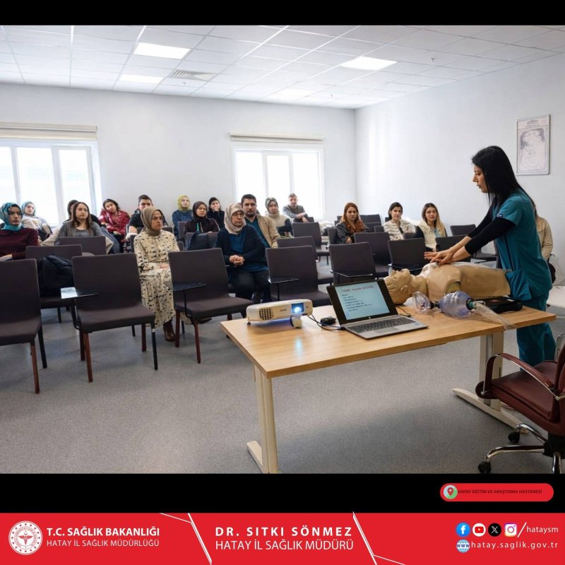 HATAY EAH’DE YAŞAM DESTEĞİ EĞİTİMLERİ TAMAMLANDI