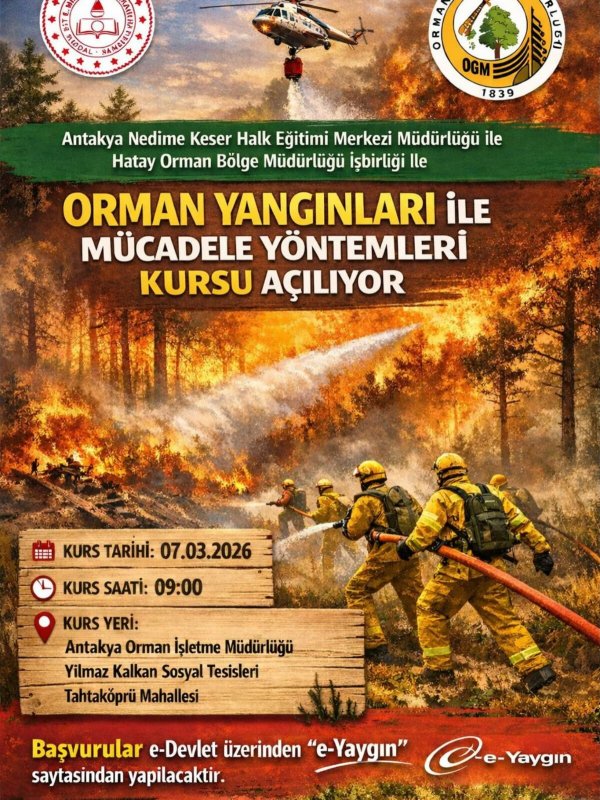 Antakya Nedime Keser Halk Eğitim Merkezi ve Hatay Orman Bölge Müdürlüğü