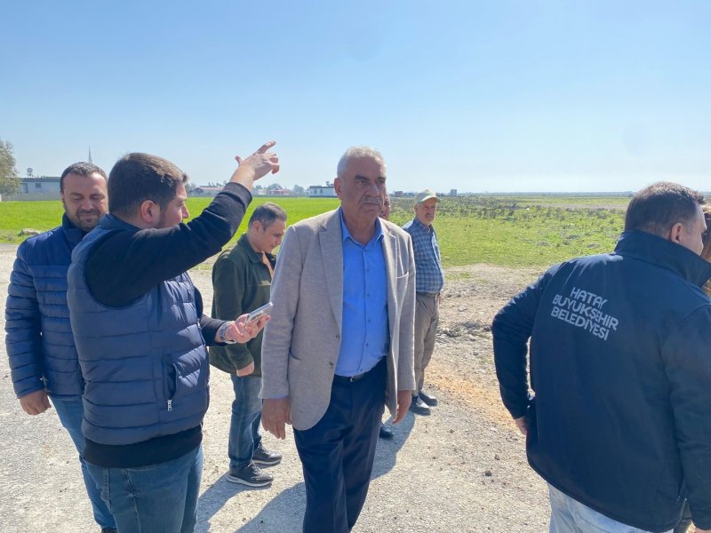 KUMLU'DA YENİ MEZARLIK ALANI İNCELENDİ