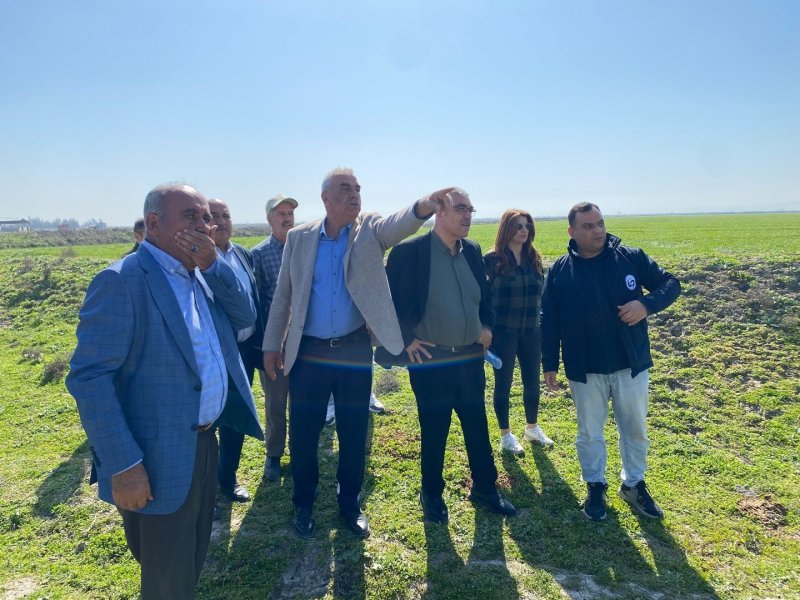 KUMLU'DA YENİ MEZARLIK ALANI İNCELENDİ